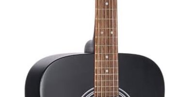 CORT AD810 guitarra acústica de satén de color negro guitarra Folk guitarrasacusticaselectricas.com